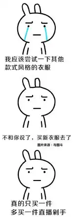  搞笑表情包我又没衣服穿了