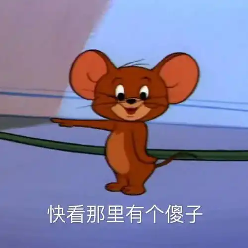  表情包快看那里有个傻子