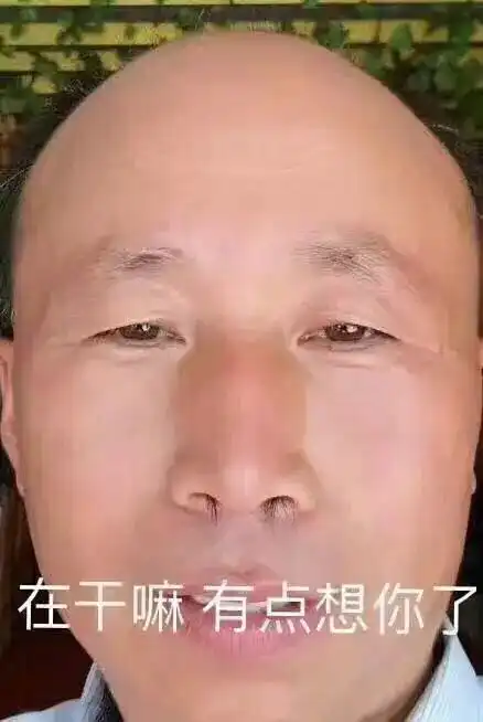  表情包在干嘛我有一点想你了