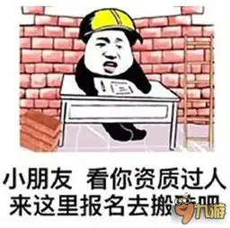 搬砖搞笑表情包一块砖