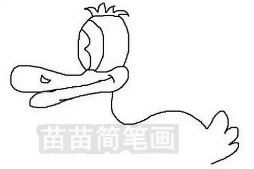  鸭子简笔画怎么画简单又漂亮