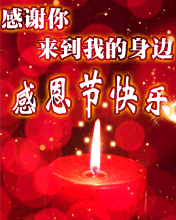  最新感恩节祝福动态表情大全