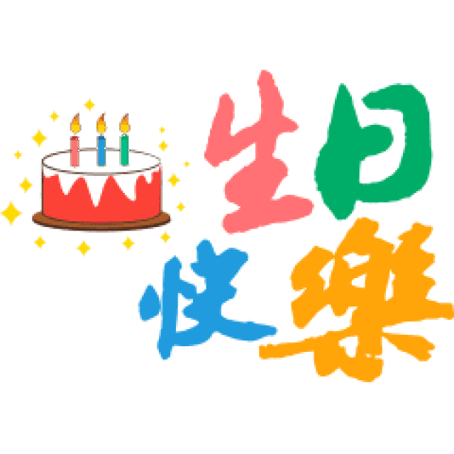  生日快乐happybirthday动态微信表情图片