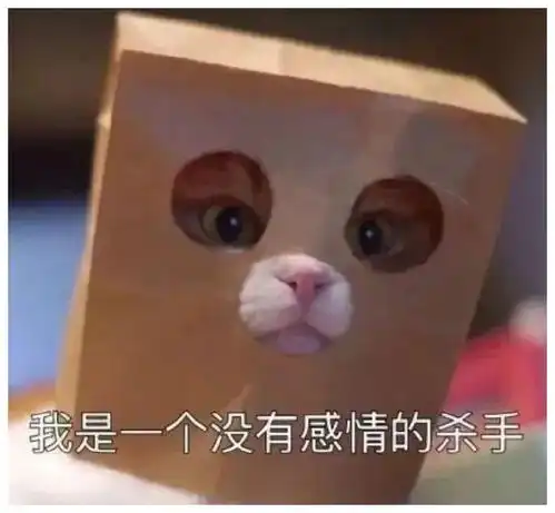  表情包我是一个没有感情的杀手