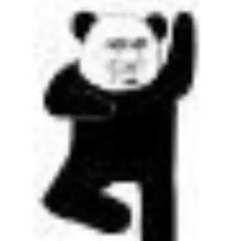  熊猫头表情包只想收拾收拾准备过年