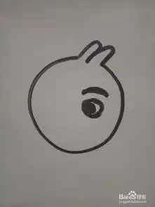  简笔画简单的小鸭子