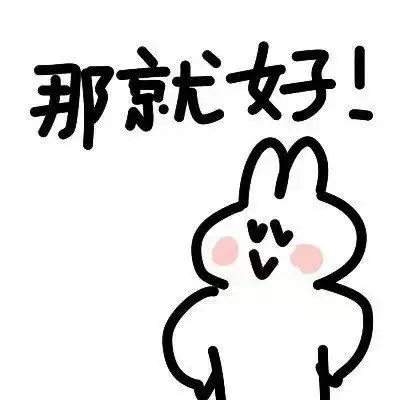  暴躁文字小兔子系列表情包