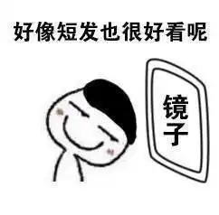 疲惫表情包配字照镜子