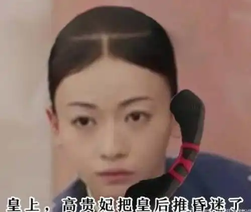  魏璎珞打电话表情包喂什么喂我是你魏姐我不能挂要挂你先挂
