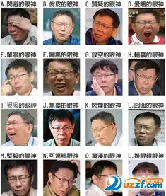  柯文哲16种眼神表情图片柯文哲16种眼神表情包无水印高清版