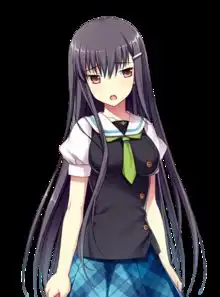 黑发女孩表情包不良少女