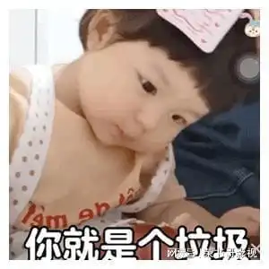  丸子妹表情包傻子你就是垃圾