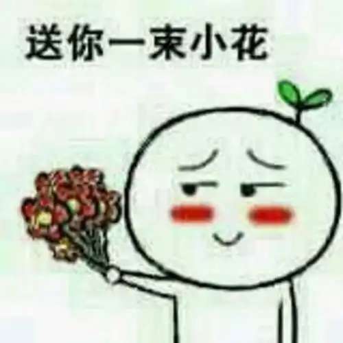  表情暴走漫画图片奖励你一朵小红花一个暴走表情举着一个花圈图片...表情