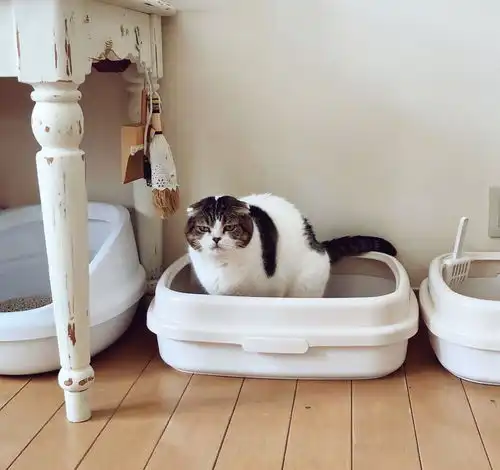  走进客厅,看见家里猫正在便便,只是这表情,太逗了