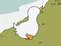 简笔画鸭子表情包gif