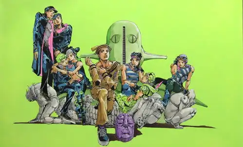  有没有这种类型原画的jojo图片