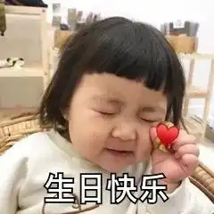 摊牌了表情包过生日