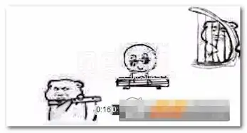小人拉二胡表情包小人