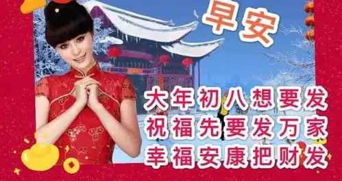 2022年2月8大年初工早上好问候祝福动态表情图片最新早安问候语动态图片表情