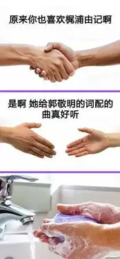  求这个握手洗手的表情包原图