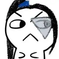  老实人大眼睛表情包