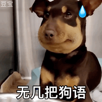  肿脸狗表情包被蜜蜂蛰的狗子可怜无辜委屈丑萌