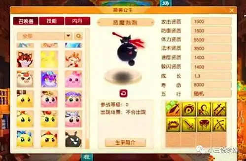 梦幻西游恶魔泡泡技能资质曝光八技能带特殊,造型是18号表情