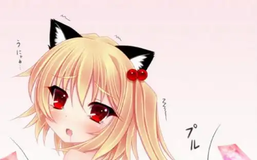  有个白头发红眼睛的动漫q版小女孩的表情包这个女孩子叫什么