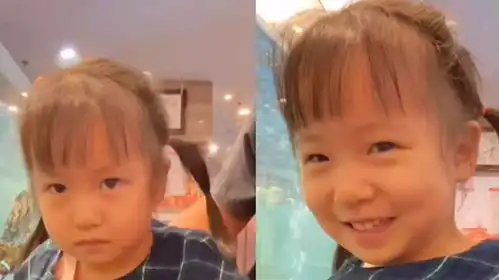  爸爸时隔10天来探望女儿,见面瞬间女儿满脸委屈,3秒后表情心疼