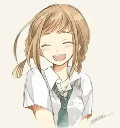  求一张很萌的女孩头像图,应该是插画,女孩扎两个辫子,表情有点委屈的感觉,整个人是向右偏一点的