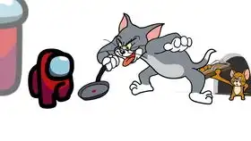  猫和老鼠方言配音杰瑞被包围了,汤姆放下一句话出来投降吧