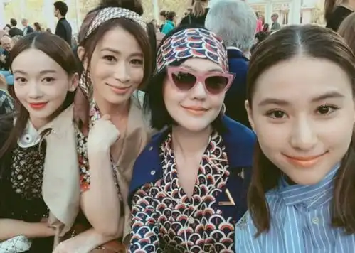  何超莲与刘嘉玲佘诗曼聚会,表情开心险失控互称姐妹关系不一般