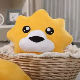 小黑猫的表情包抱枕